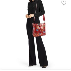 Valentino Monogram Leather Shoulder Bag.             New With Tags